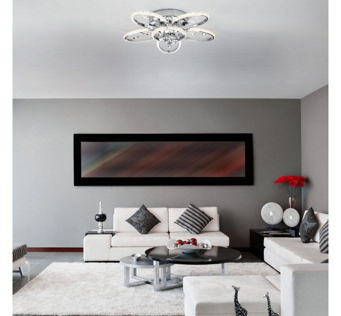 Потолочная LED-люстра Soul Eurosvet 45W 90097/6 хром