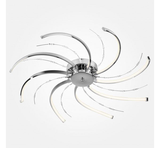Потолочная LED-люстра Twist Eurosvet 90054/8 хром