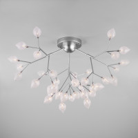 Потолочная люстра Boccio Bogates 36*3W G4 серебро 548