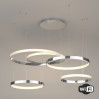 Подвесной LED-светильник Smart Posh Eurosvet Wi-Fi хром 90275/5