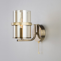 Настенное бра Coppa Eurosvet 1*60W Е14 античная бронза 60085/1