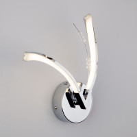 Настенное бра Twist Eurosvet LED 9,2W 4200К серебро 90086/2