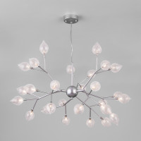 Подвесная люстра Boccio Bogates 27*3W G4 серебряный 546