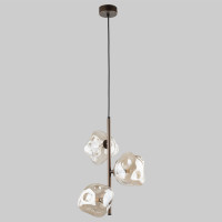 Подвесной светильник со стеклянными плафонами 11036 Lava Brown