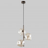 Подвесной светильник со стеклянными плафонами 11036 Lava Brown