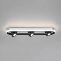 Потолочный светодиодный светильник 20123/3 LED белый/черный