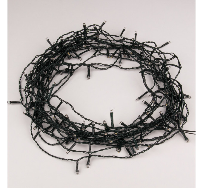 Новогодняя гирлянда занавес Eurosvet 0,45*1,5м IP20 теплый белый 200-003