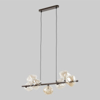 Подвесной светильник со стеклянными плафонами 11033 Lava Brown