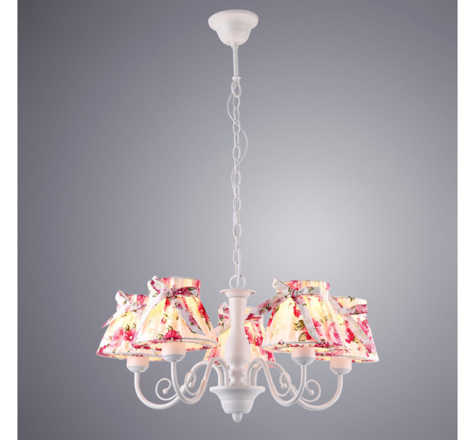 Детская люстра Margherita Arte Lamp 5*40W Е27 A7021LM-5WH