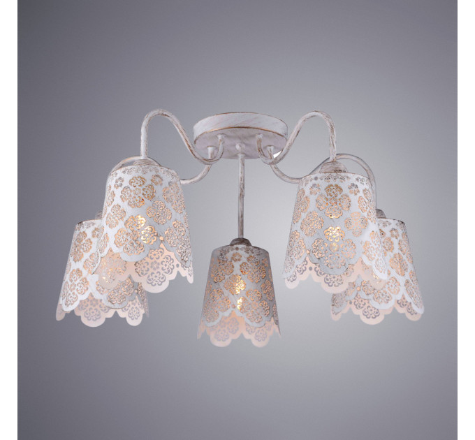 Потолочная люстра Julia Arte Lamp 5*40W Е27 A2032PL-5WG