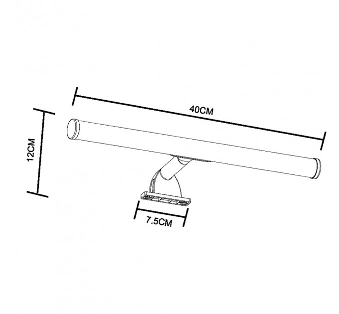 Подсветка для зеркал Orizzone Arte Lamp A2835AP-1WH