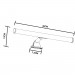 Подсветка для зеркал Orizzone Arte Lamp A2835AP-1WH