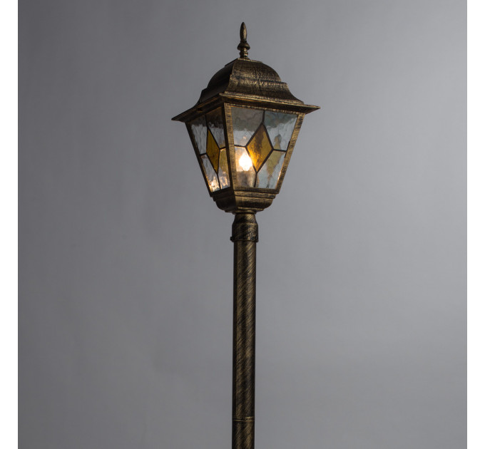 Уличный светильник Arte Lamp Berlin коричневый A1016PA-1BN