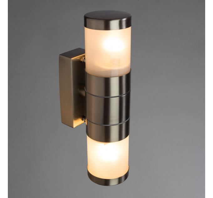 Уличный настенный светильник Rapido Arte Lamp A3201AL-2SS