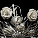 Потолочная люстра Rosita Arte Lamp 4*40W Е14 A6356PL-4WG