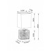 Интерьерная лампа Fiori Arte Lamp белый A4429LT-1WA