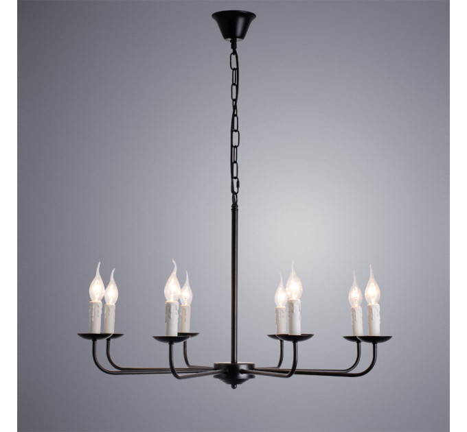 Подвесная Graff Arte Lamp 8*40W Е14 A1857LM-8BK