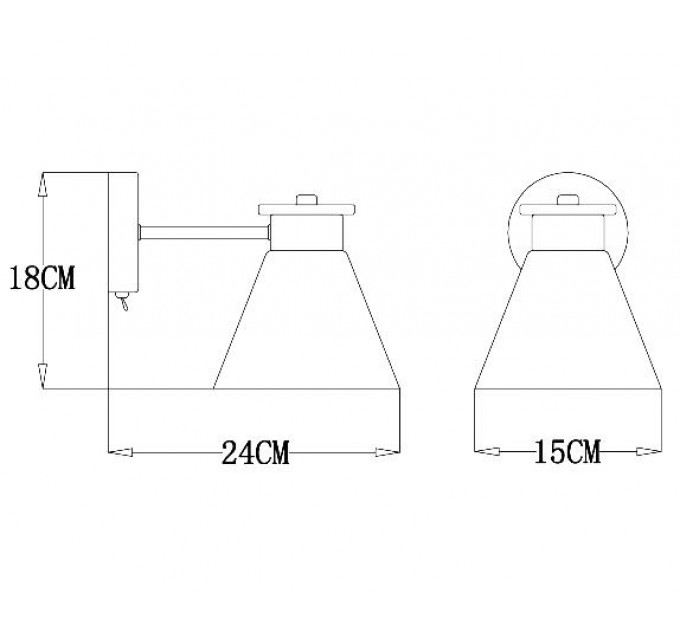 Настенное бра Tyler Arte Lamp A1031AP-1WH