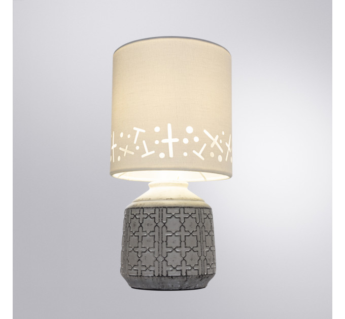 Настольная лампа Arte Lamp BUNDA A4007LT-1GY