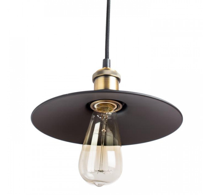 Подвесной светильник Delta Divinare 1*40W Е27 черный/бронза 2003/01 Sp-1
