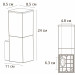 Уличный настенный светильник Arte Lamp PLATE A3710AL-1BK