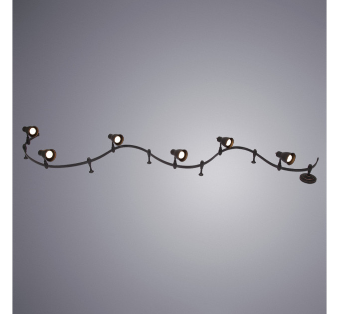 Трековый светильник Arte Lamp Rails A3058PL-6BK