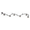 Трековый светильник Arte Lamp Rails A3058PL-6BK