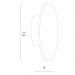 Настенный светильник Nimbo Arte Lamp LED 9W белый A1510AP-1WH