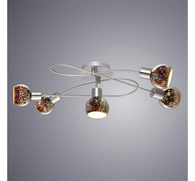 Потолочная люстра  Illusione Arte Lamp A6125PL-5SS