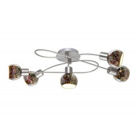 Потолочная люстра  Illusione Arte Lamp A6125PL-5SS