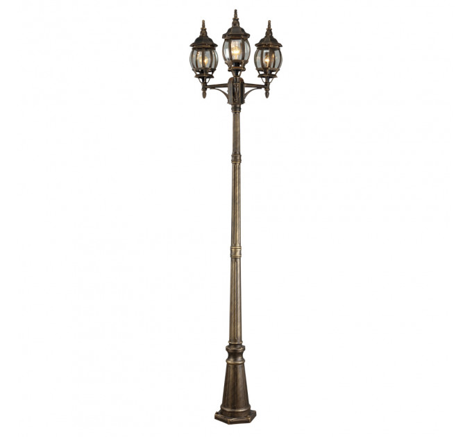 Уличный светильник Atlanta Arte Lamp 3*75W Е27 черный A1047PA-3BN