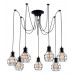 Подвесная люстра Spider Arte Lamp 7*60W Е27 черный A1109SP-7BK