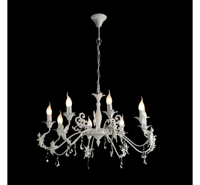 Подвесная люстра Angelina Arte Lamp 8*40W Е14 A5349LM-8WH