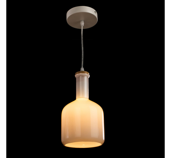 Подвесной светильник Accento Arte Lamp 1*40W Е14 белый A8115SP-1WH