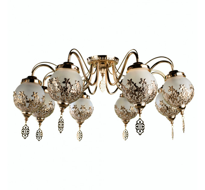 Потолочная люстра Moroccana Arte Lamp 8*40W Е14 A4552PL-8GO