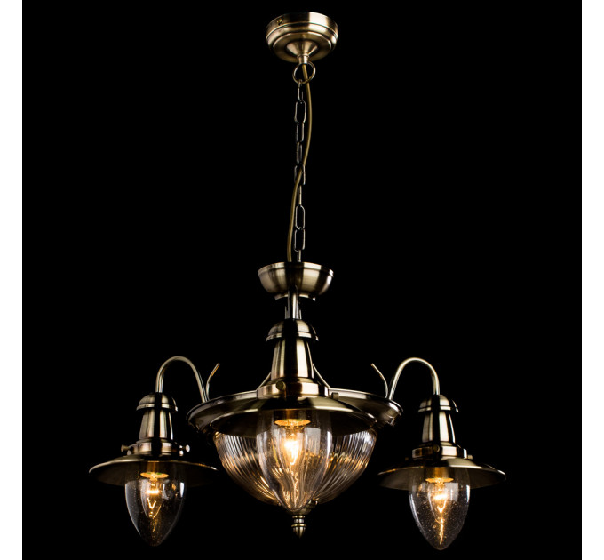 Подвесная люстра Fisherman Arte Lamp 5*60W Е27 бронза A5518LM-2-3AB
