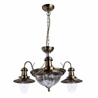 Подвесная люстра Fisherman Arte Lamp 5*60W Е27 бронза A5518LM-2-3AB