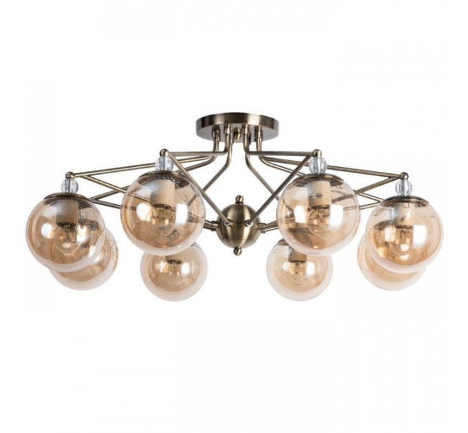 Потолочная люстра Enigma Arte Lamp 8*40W Е27 A3133PL-8AB