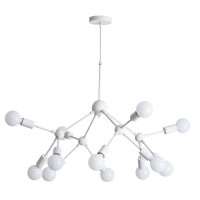 Люстра на штанге Matrix Arte Lamp 12*40W Е27 A3064SP-12WH