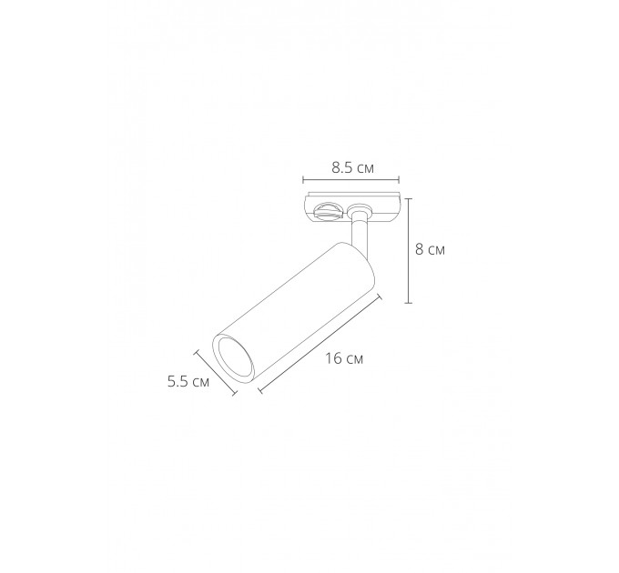 Трековый светильник Arte Lamp BEID A1515PL-1SG