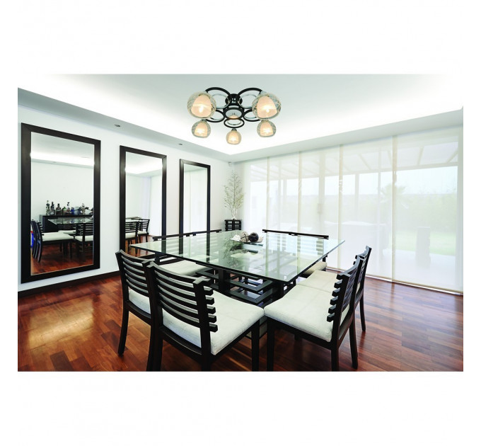 Потолочная люстра Ginevra Arte Lamp 5*40W Е14 A1604PL-5BK