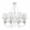 Подвесная люстра Sergio Arte Lamp 8*40W Е14 A3326LM-8WH