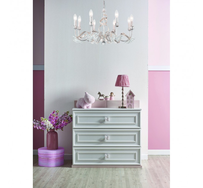 Подвесная люстра Libellula Arte Lamp 8*40W Е14 A8626LM-8WG