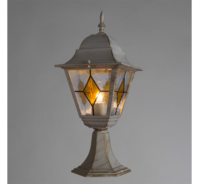 Уличный наземный светильник Berlin Arte Lamp белый A1014FN-1WG