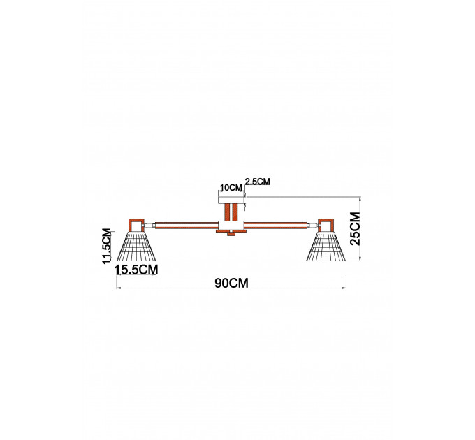 Потолочная люстра Arte lamp MELEPH A4096PL-8BR