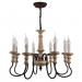 Подвесная люстра Woodstock Arte Lamp 8*60W Е14 A1700LM-8BR