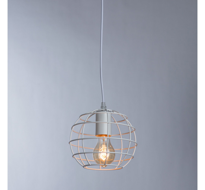 Подвесной светильник Spider Arte Lamp 1*60W Е27 белый A1110SP-1WH