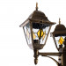 Уличный светильник Berlin Arte Lamp 3*75W Е27 коричневый A1017PA-3BN