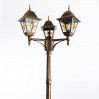 Уличный светильник Berlin Arte Lamp 3*75W Е27 коричневый A1017PA-3BN