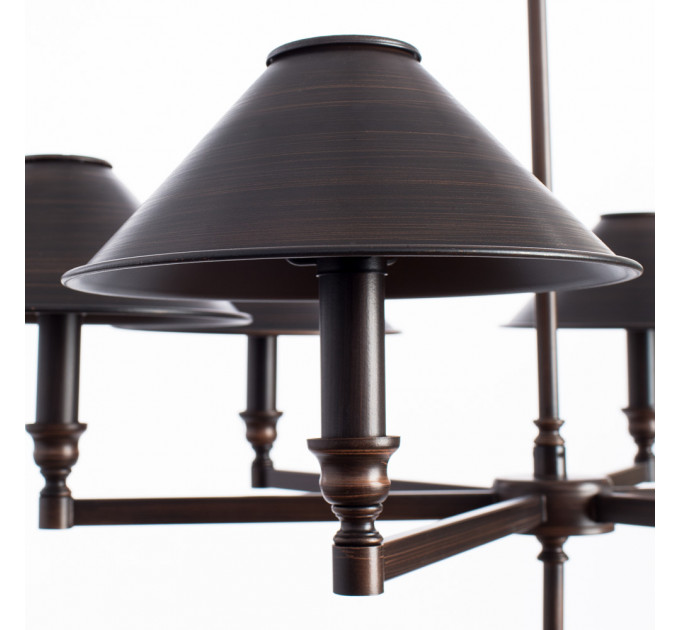 Подвесная люстра Giordano Arte Lamp 6*40W Е14 A2398LM-6BA
